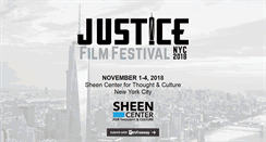 Desktop Screenshot of justicefilmfest.com